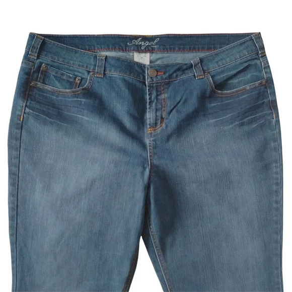 Ricki's Angel Denim Jeans  High Rise Dark Wash High Rise 34 - Picture 3 of 9